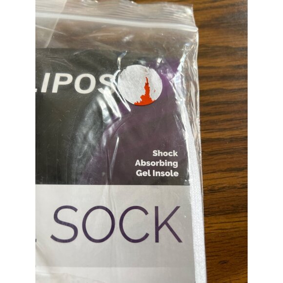 Silipos Diabetic Gel Crew Sock NWT 2 pairs - Picture 3 of 4
